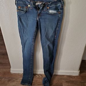True religion low rise jeans size 28